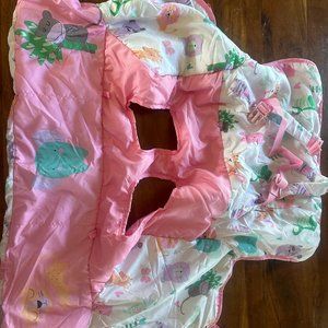 Pink Zoo Animal Goldbug Infant Shopping Cart Cover